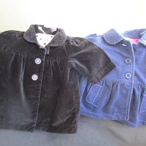 Two Adorable Baby Girl Coats